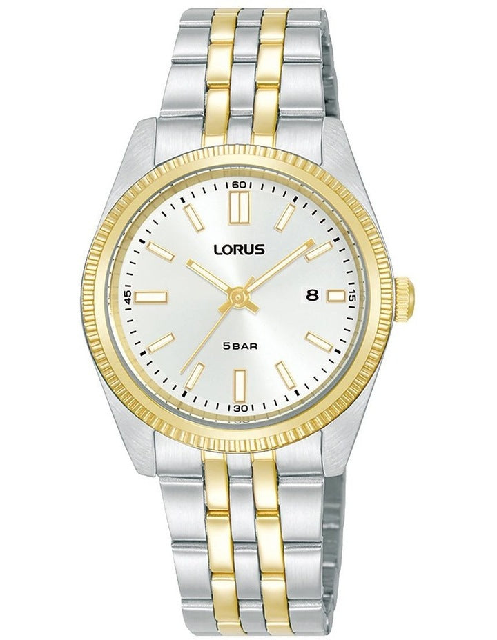 Dress Stainless Steel  Watch in Silver & Gold