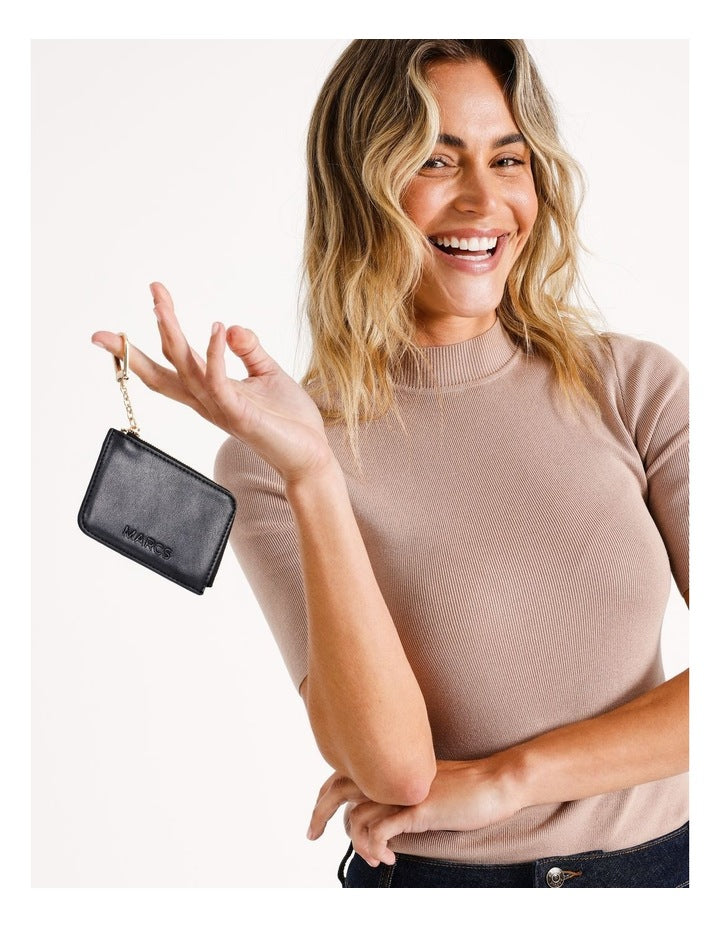 Tropea Coin purse in Black