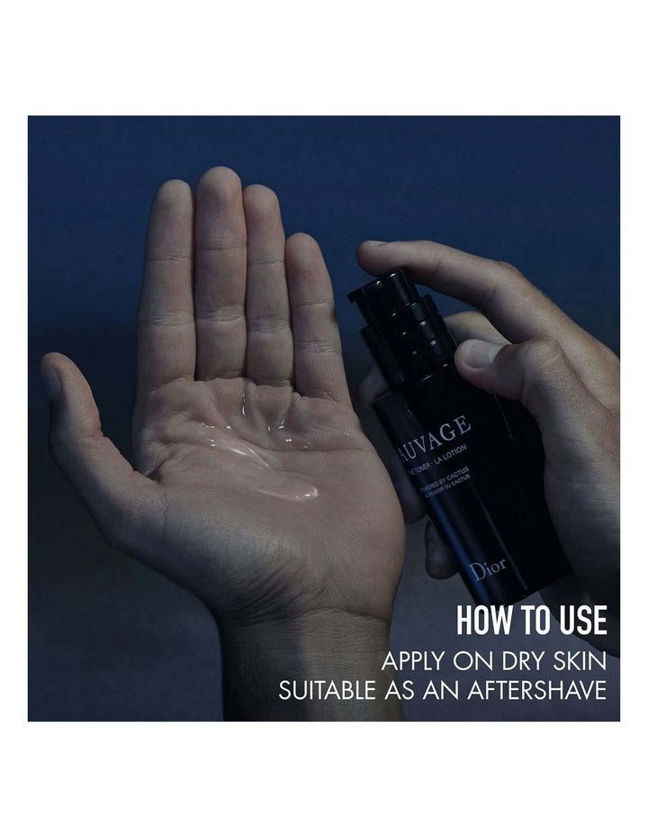 Sauvage Face Toner Lotion With Cactus Extract 100ml