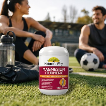 Nature's Way Magnesium & Turmeric Tablets 150 pack