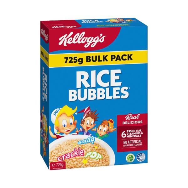 KELLOGGS RICE BUBBLES 725G