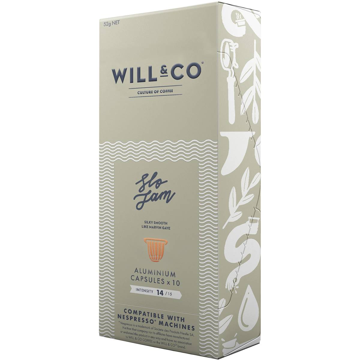 Will & Co Slow Jam Nespresso Compatible Coffee Capsules 10 Pack