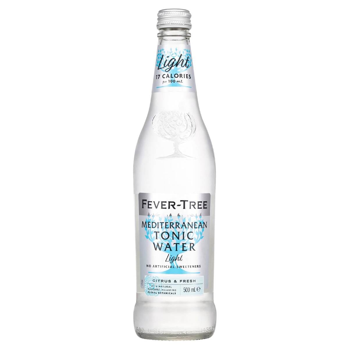 Fever-Tree Refreshingly Light Premium Mediterranean Tonic Water 500mL