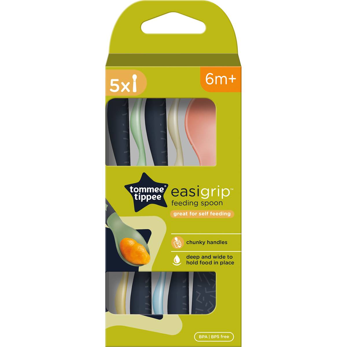 Tommee Tippee Feeding Spoons 5 Pack