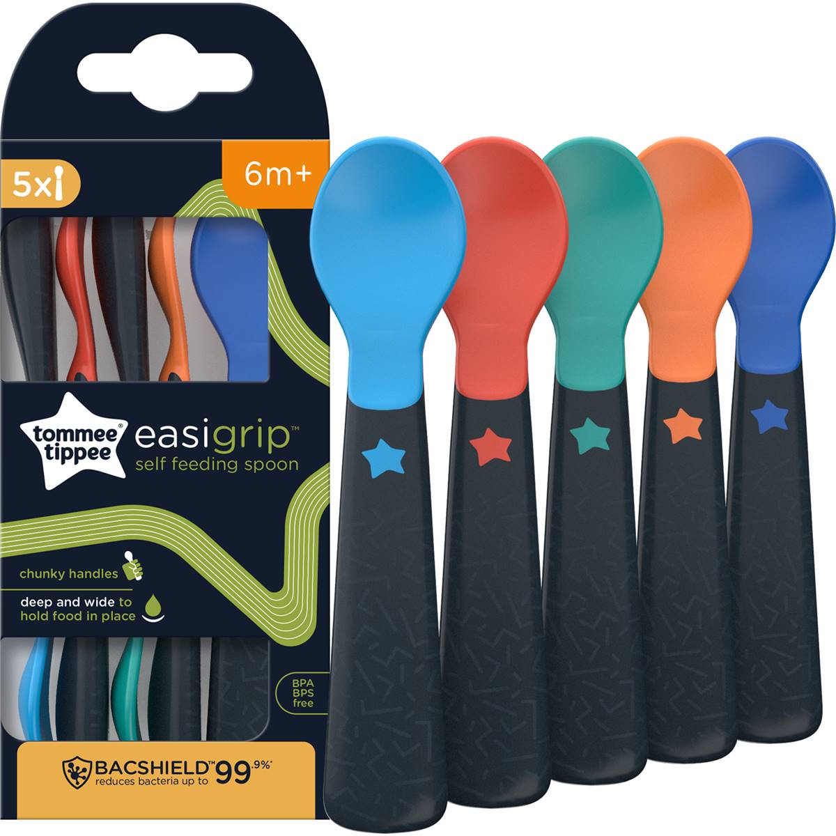 Tommee Tippee Feeding Spoons 5 Pack