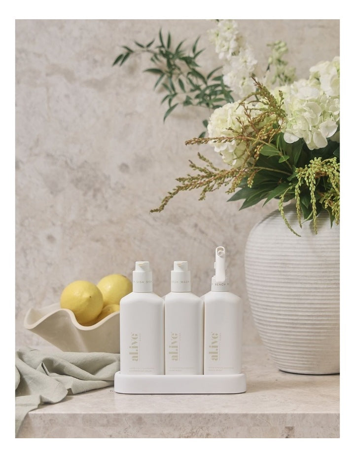 Lemon Myrtle and Honeydew Kitchen Trio Set