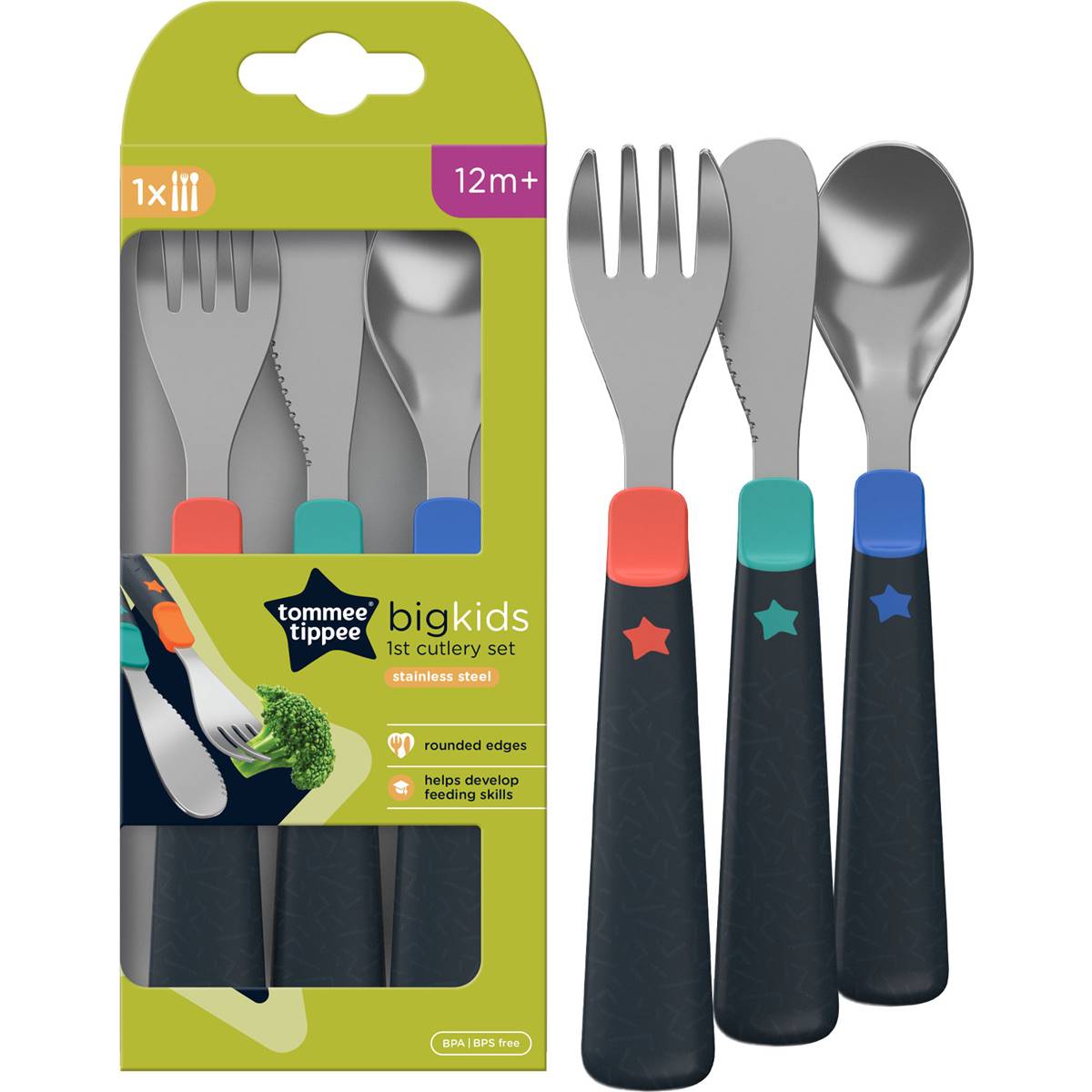 Tommee Tippee Big Kids First Cutlery Set Each