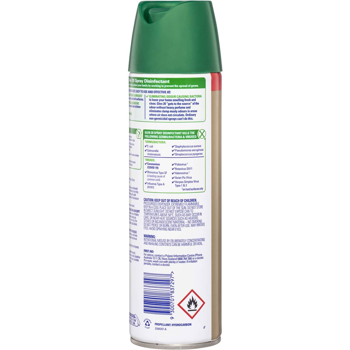 Glen 20 All-In-One Original Disinfectant Spray 375g