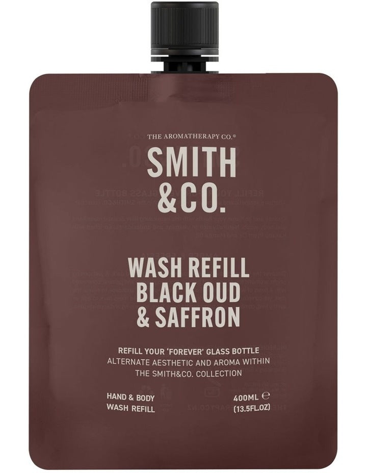 Black Oud & Saffron Hand & Body Wash Refill 400ml