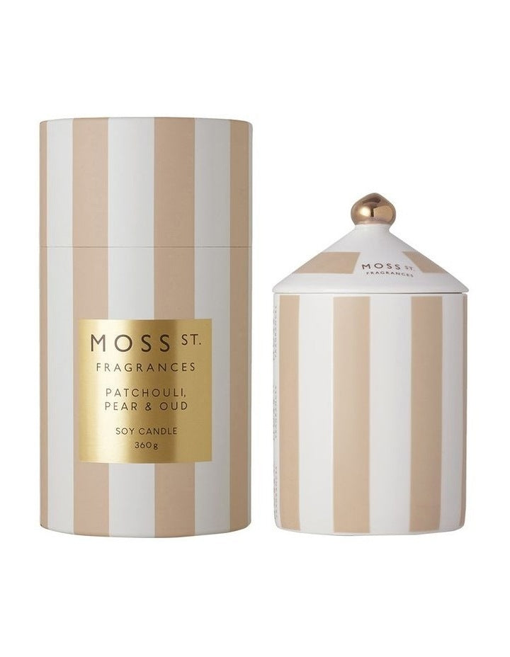Patchouli, Pear And Oud Large Candle 360g