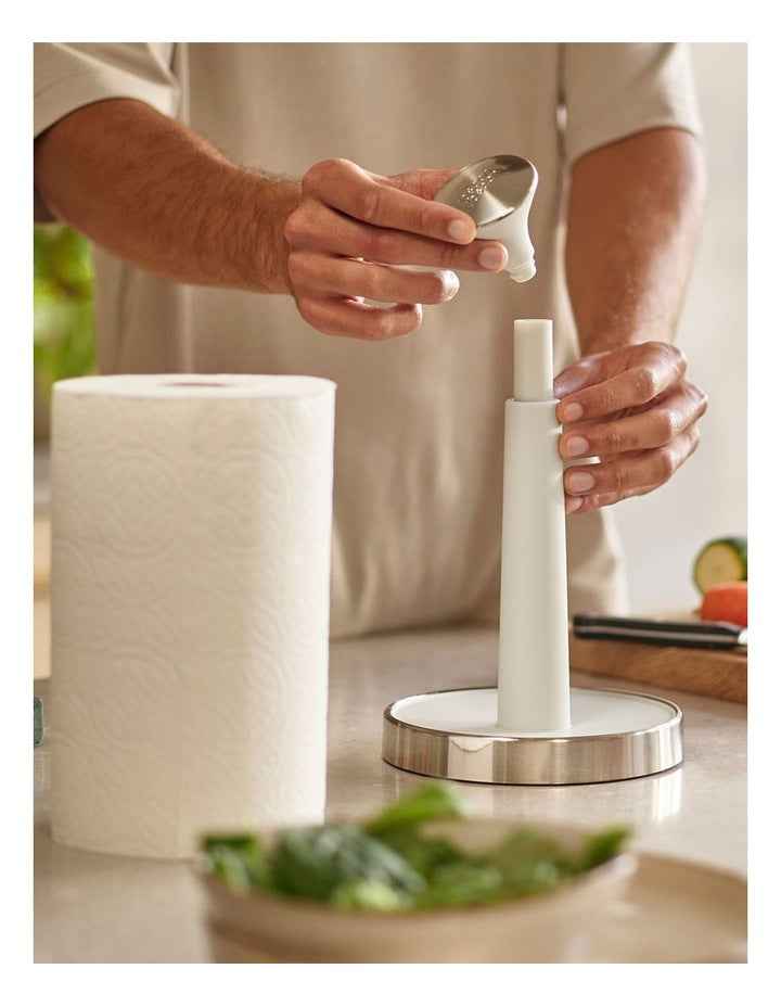 Push&Tear Kitchen Roll Holder in Stone