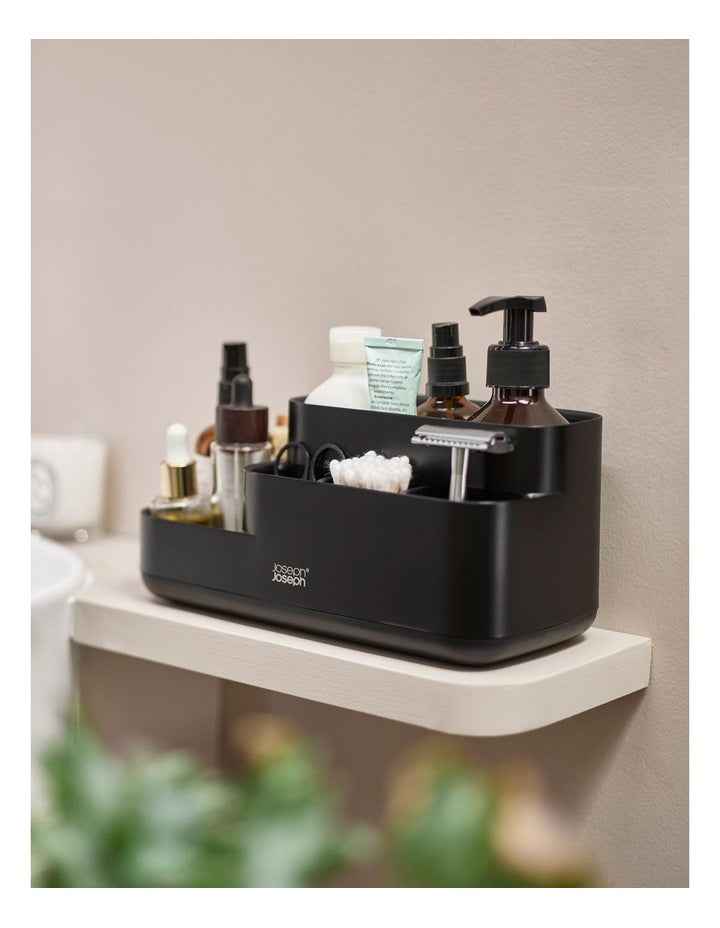 Easy Store Bathroom Caddy in Black