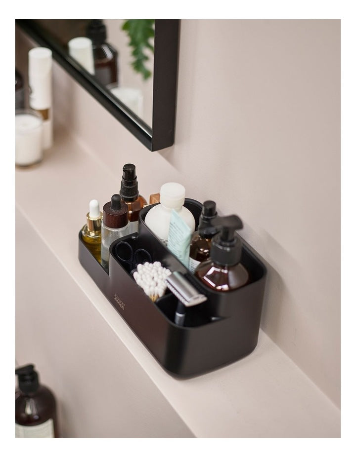 Easy Store Bathroom Caddy in Black