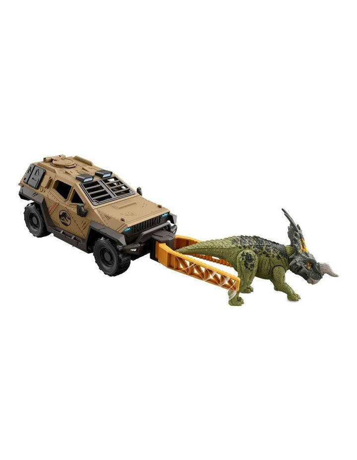 Mission Mayhem Truck and Dinosaur Action Figure Toy Set in Multi