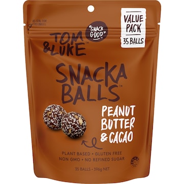 Tom & Luke Snacka Balls Peanut Butter & Cacao 396g