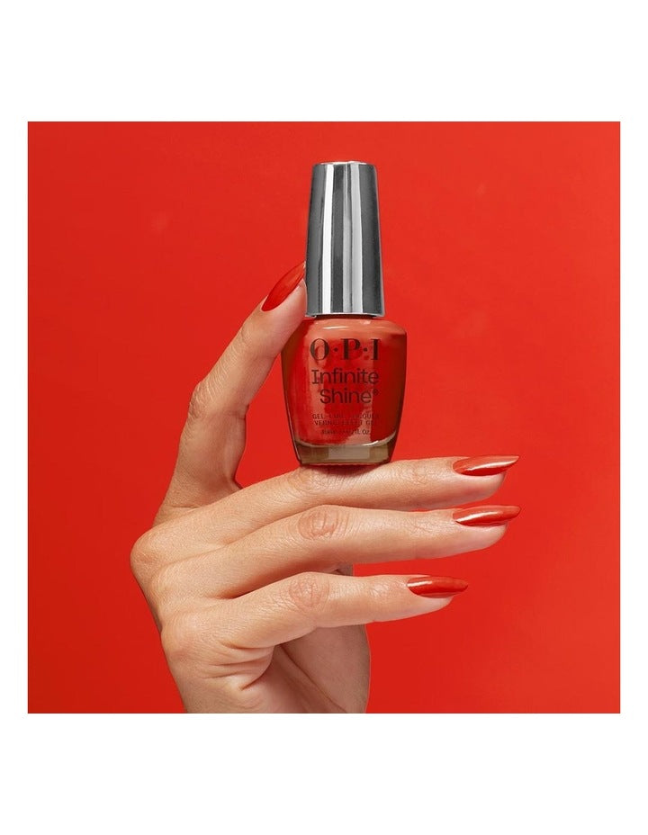Infinite Shine Knock 'Em Red Nail Polish 15ml