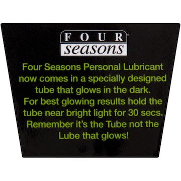 Four Seasons Lubricants Glow In The Dark Tube 100mL
