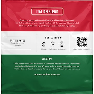 Caffe Aurora Ground Coffee Italian Blend 1kg