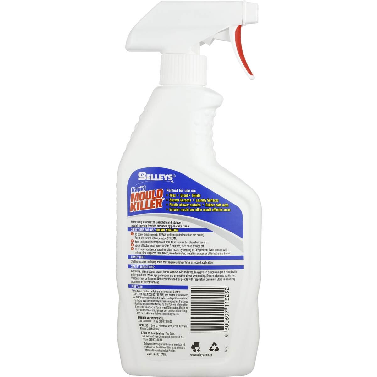 Selley's Bathroom Cleaner Rapid Mould Killer Trigger 500mL