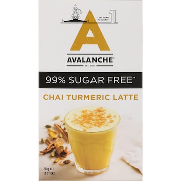 Avalanche 99% Sugar Free Turmeric Latte 10 pack