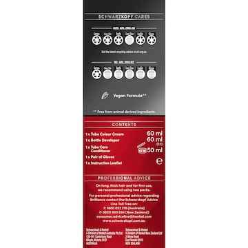 Schwarzkopf Brilliance 23 Burgundy Chic Permanent Hair Dye each