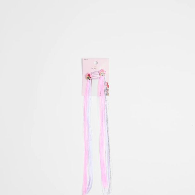 Kids Licensed Disney Princess Faux Hair Clips