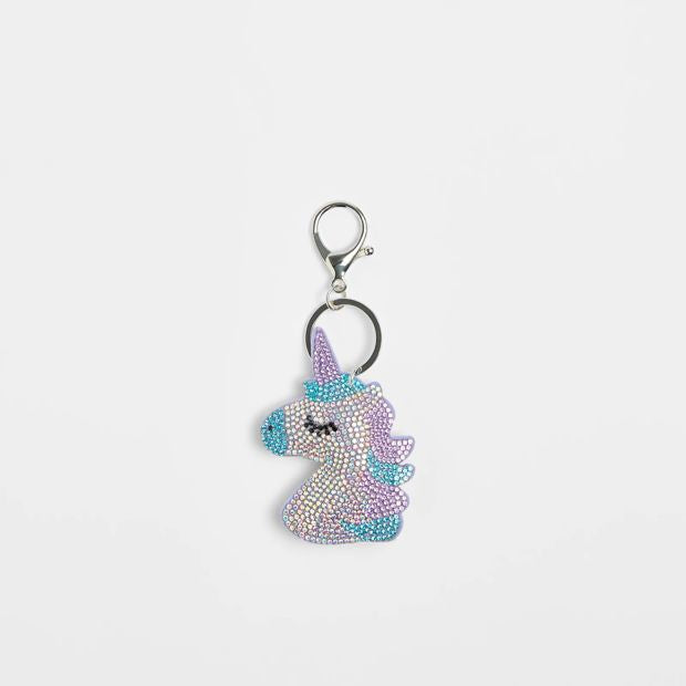 Kids Sparkle Unicorn Bag Charm