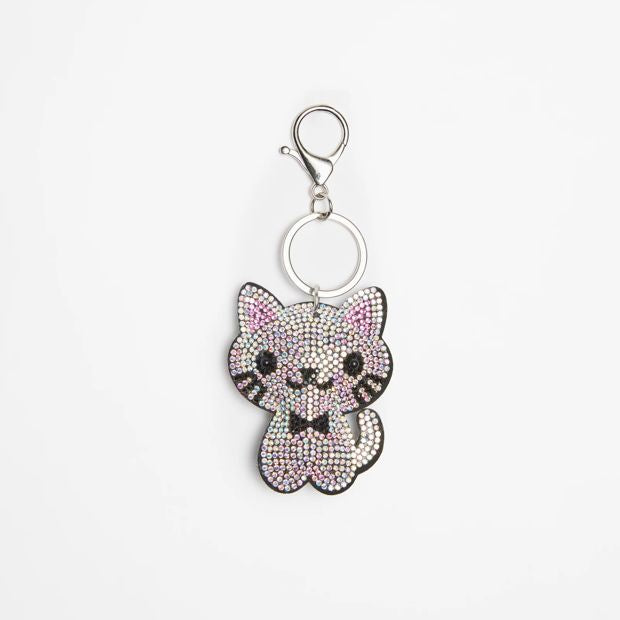 Kids Sparkle Cat Bag Charm