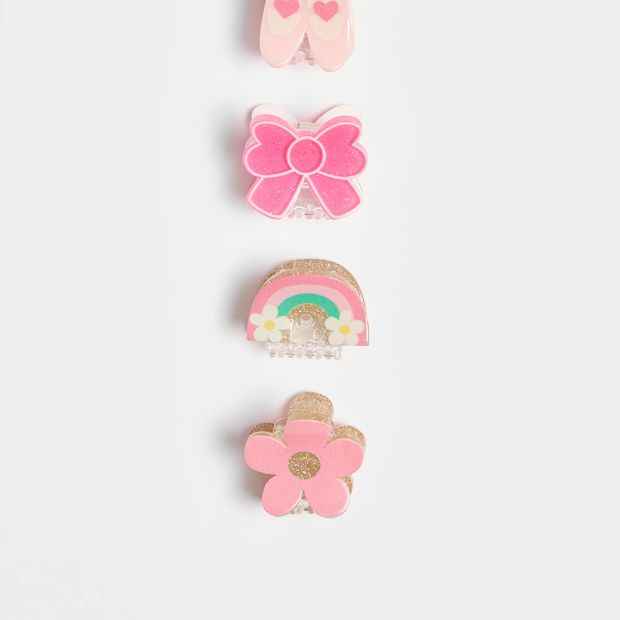 Kids 4 Pack Ballet Mini Claw Clips