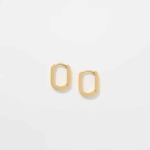 Waterproof Modern Huggie Hoop Earrings