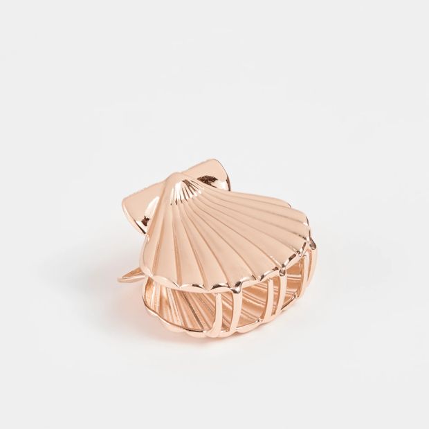 Metal Scallop Shell Hair Clip