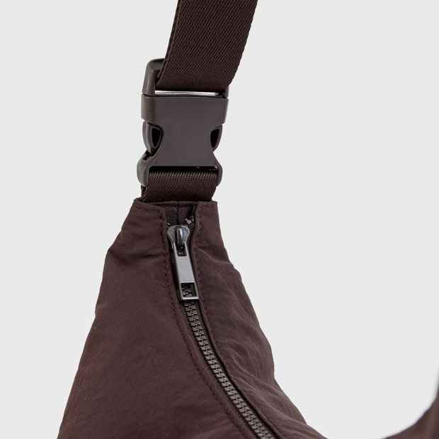 Active Large Nylon Crescent Bag