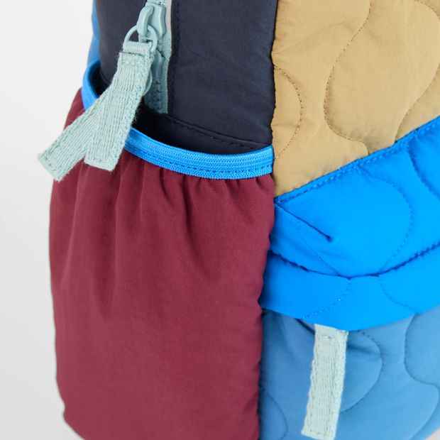 Quilted Colour Block Backpack