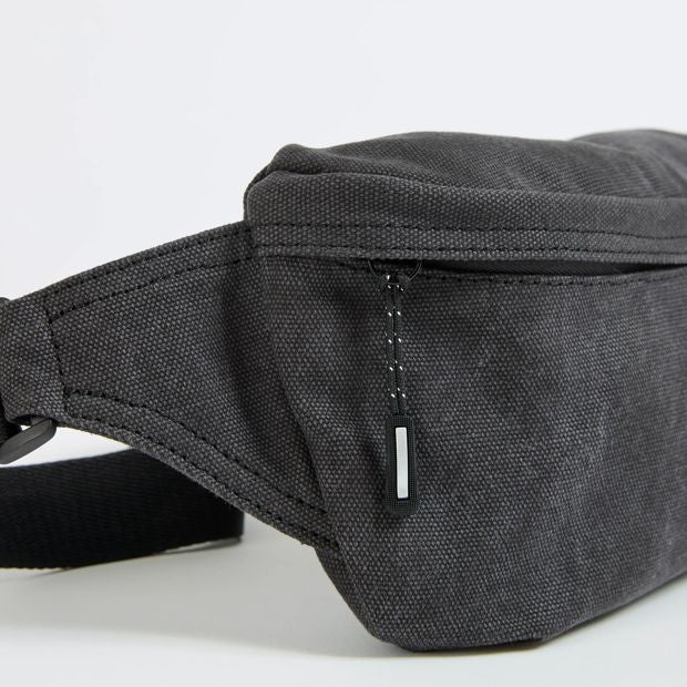Washed Canvas Crossbody Belt Bag
