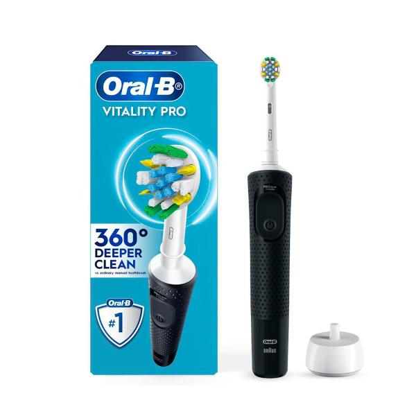 *ORAL B VITALITY PRO D/C E-TOOTHBRUSH BLACK 1 PACK