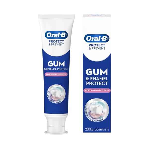 ORAL B GUM & ENAMEL PROTECT FOR SENSITIVE TEETH TOOTHPASTE 200G