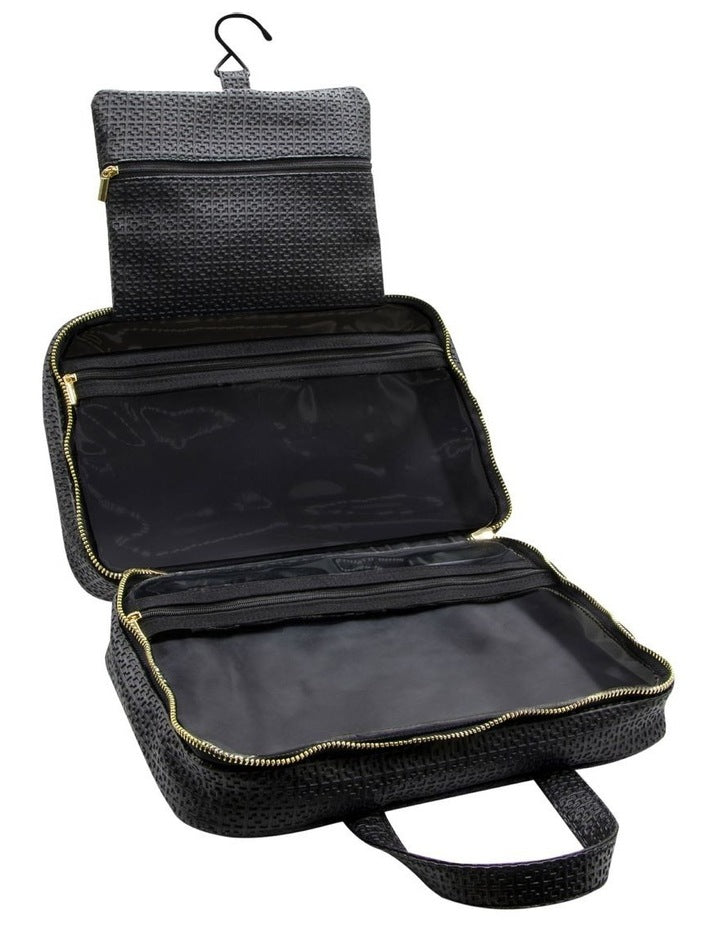 Destination Shanghai Hanging Fold-out Bag in Black