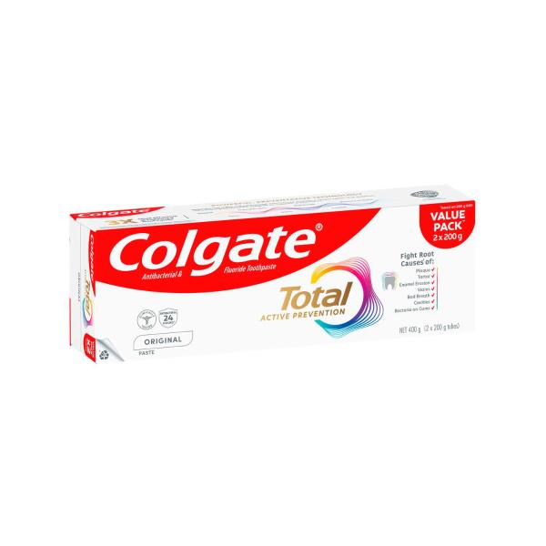 COLGATE TOTAL ORIGINAL TWIN PACK TOOTHPASTE