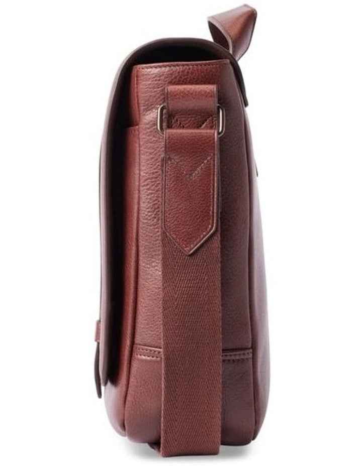Leather Messenger Bag - Whiskey
