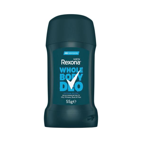 REXONA MEN WHOLE BODY DEODORANT STICK OCEAN RUSH 55G