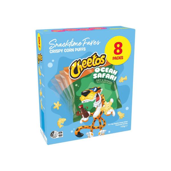 CHEETOS OCEANS SOY MP 8PK 112G