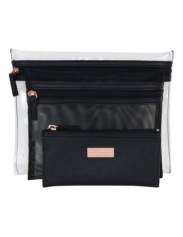 Jenna Trio Purse in Black
