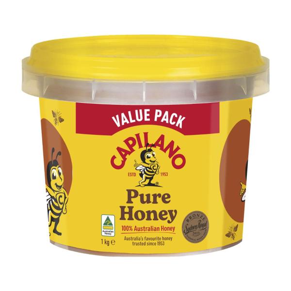 CAPILANO PURE AUSTRALIAN HONEY PAIL 1KG