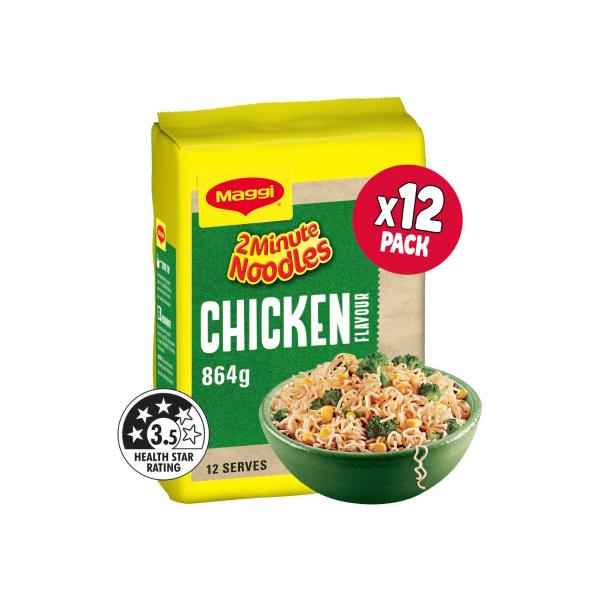 2 Minute Instant Noodles Chicken Flavour 12 Pack