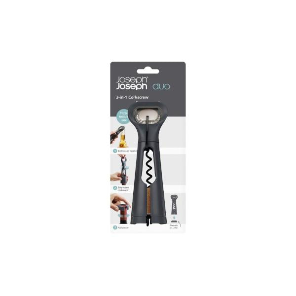 JOSEPH JOSEPH DUO 3-IN-1 CORKSCREW
