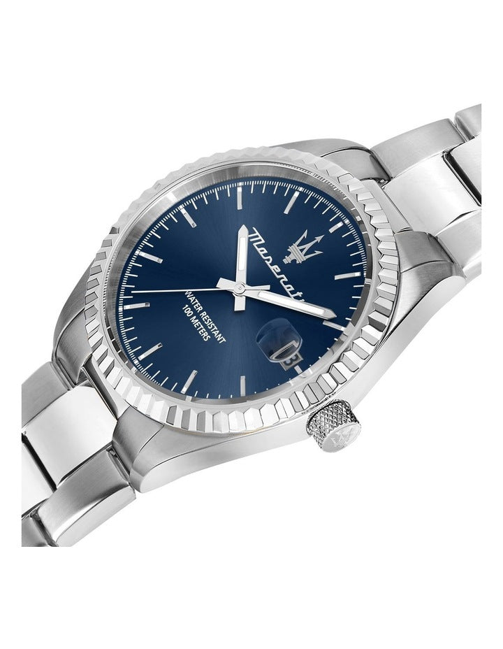 Competizione Silver Stainless Steel Watch 43mm in Silver