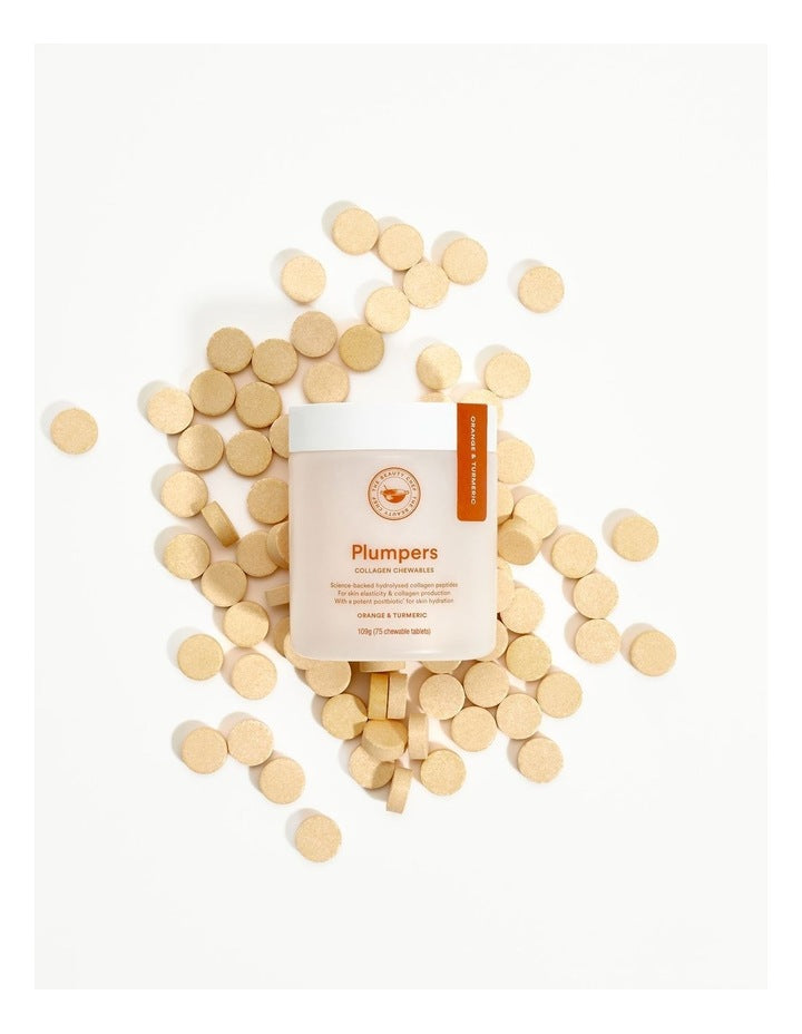 Plumpers Collagen Chewable Orange and Turmeric