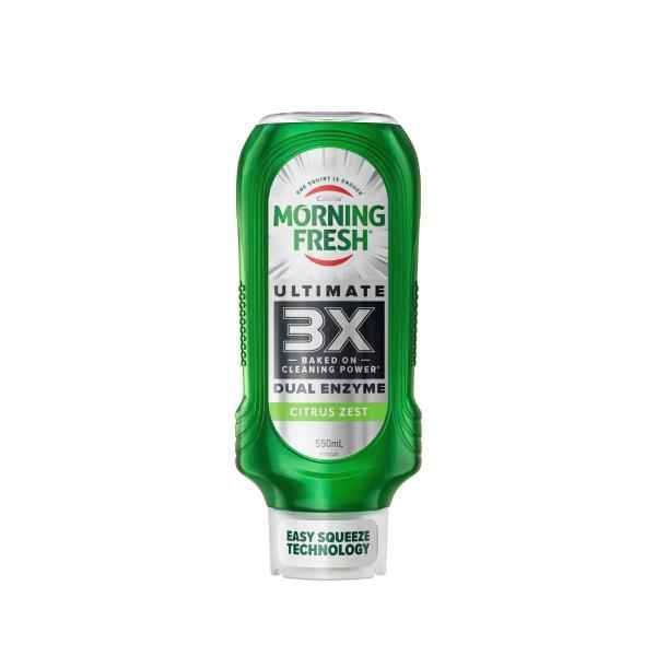 MORNING FRESH EASY SQUEEZE DUAL ENZYME CITRUS DISHWASHING LIQUID 550ML