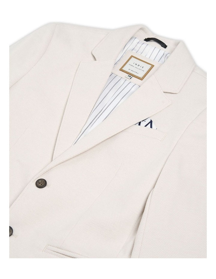 Caulfield Blazer (Sizes 3-7) in Talc