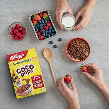 Kellogg's Gluten Free Coco Pops Breakfast Cereal 390g